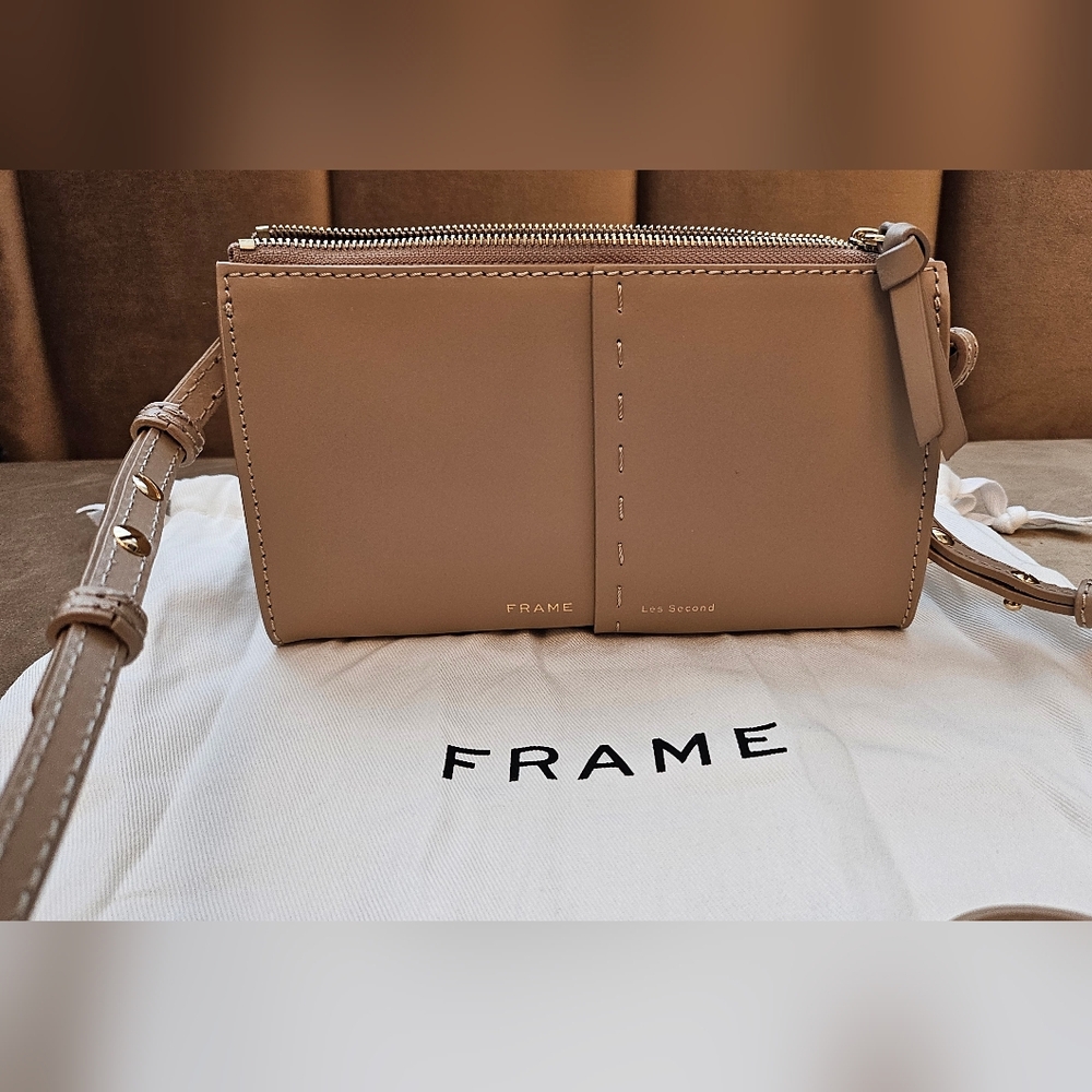 Frame Denim Tan Crossbody Bag